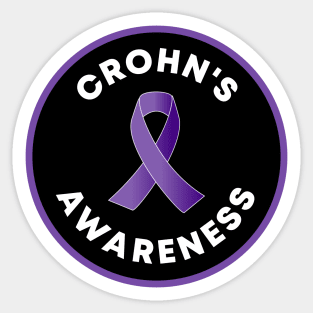 Crohn's Disease - Disability Awareness Sticker